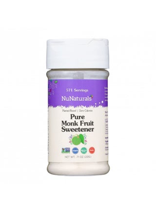 NuNaturals All-Natural Pure Monk Fruit Powder Plant-Based Sweetener, Zero-Calorie, Low Glycemic, 71 oz - pzsku/Z35D5825406C2AB69ED87Z/45/_/1731696332/ed4229f0-63a5-4163-80e3-ba143c85bd76