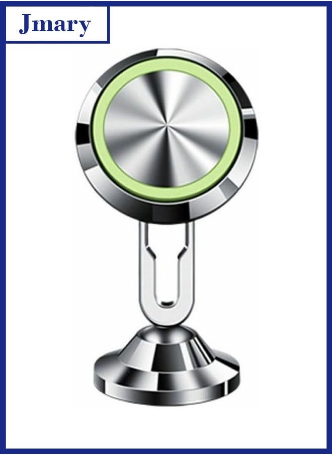 Jmary MH-76 Powerful Magnetic Car Phone Holder â€“ Universal Air Vent & Dashboard Mount with Strong Magnet Grip, 360Â° Rotation, Anti-Slip Design â€“ Compact & Durable Mobile Stand for All Smartphones â€“ Black - Image 1