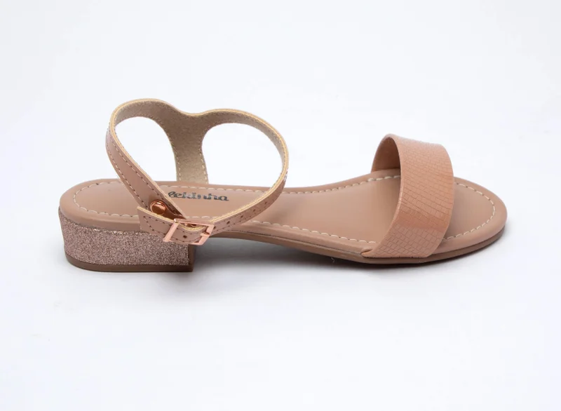 Molekinha MOLEKINHA Sandals with Back strap For Junior Girls, Nude