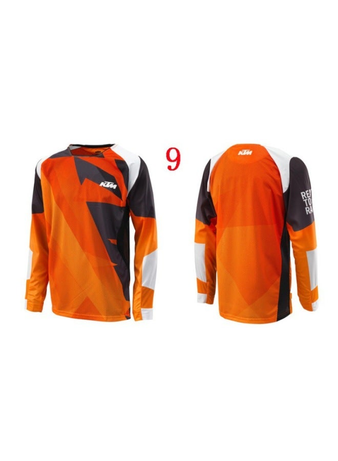 بدلة نزول لدراجات جبلية، قميص ركوب للرجال طويل الأكمام، بدلة دراجات نارية