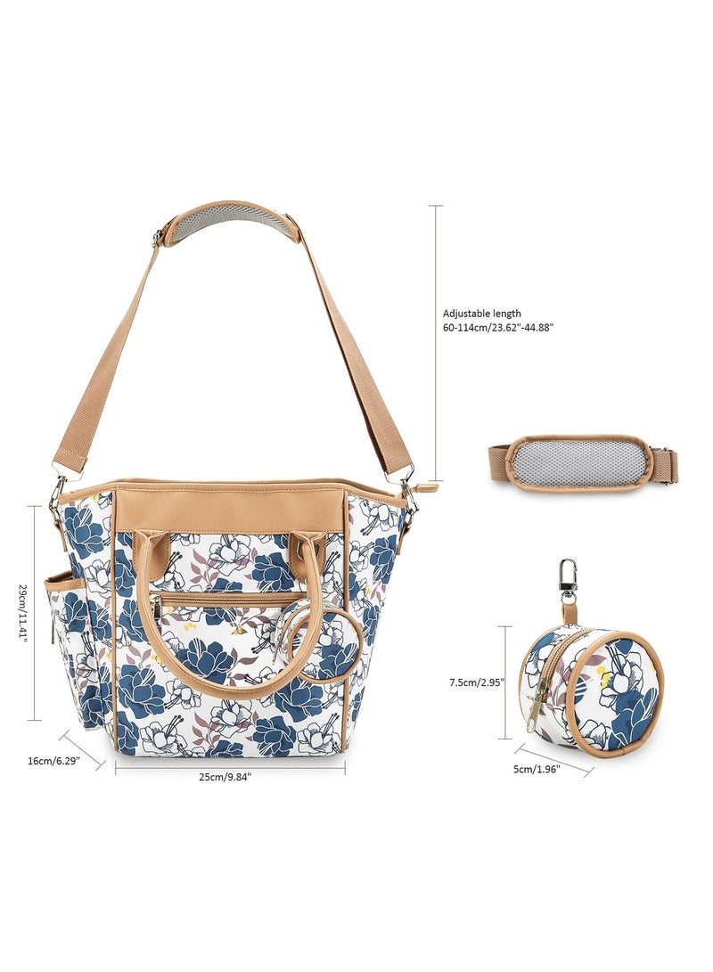 Gonice Printed multi-functional Mommy Bag Single shoulder Crossbody Mommy Bag Baby bottle insulation lightweight waterproof bag  - Image 4
