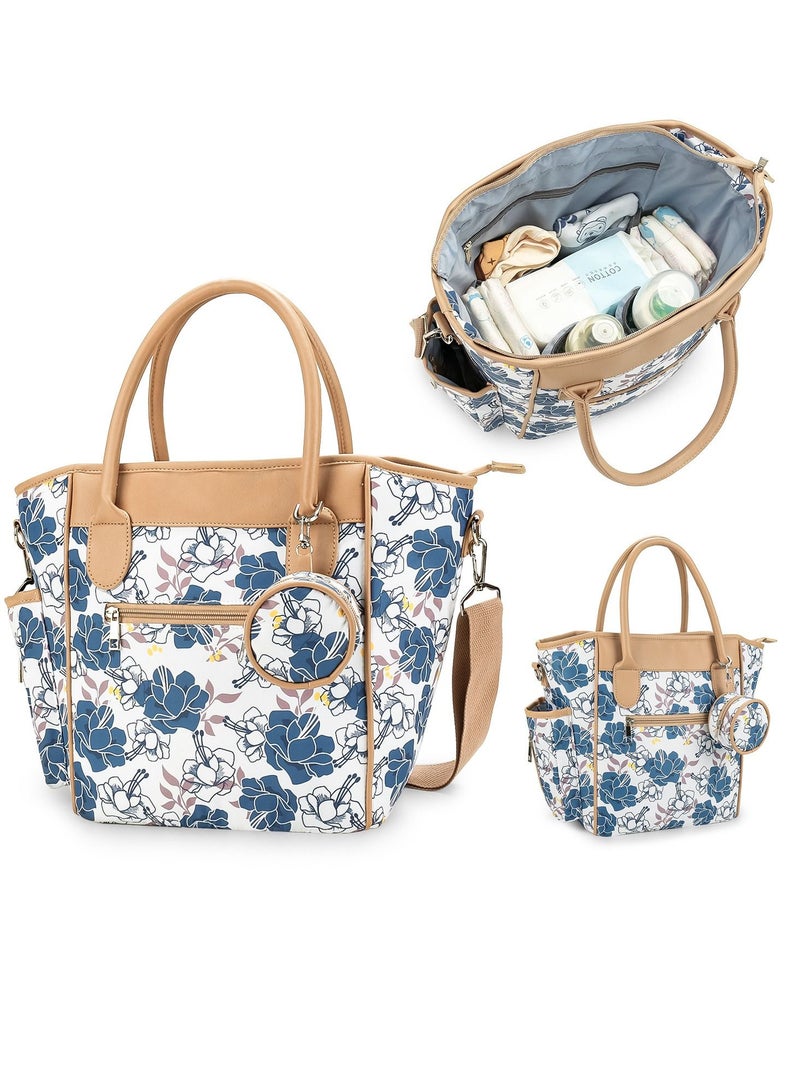 Gonice Printed multi-functional Mommy Bag Single shoulder Crossbody Mommy Bag Baby bottle insulation lightweight waterproof bag  - Image 5