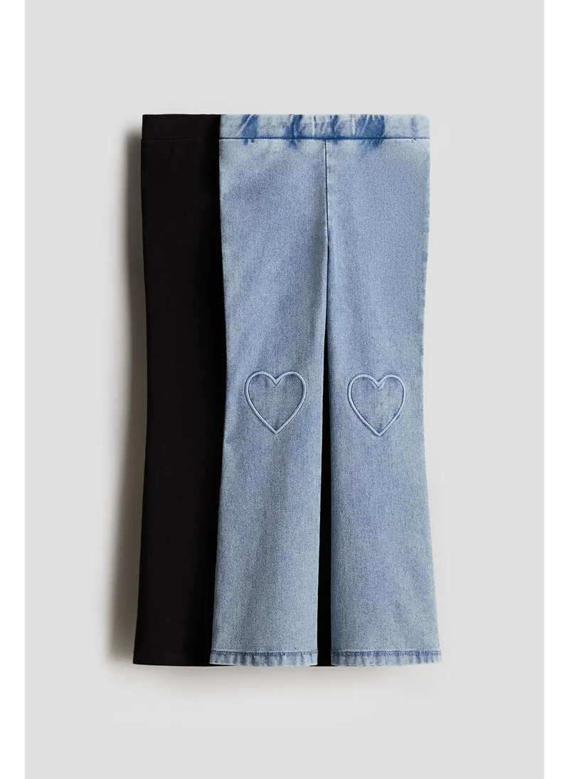 H&M 2-pack Flared jeggings