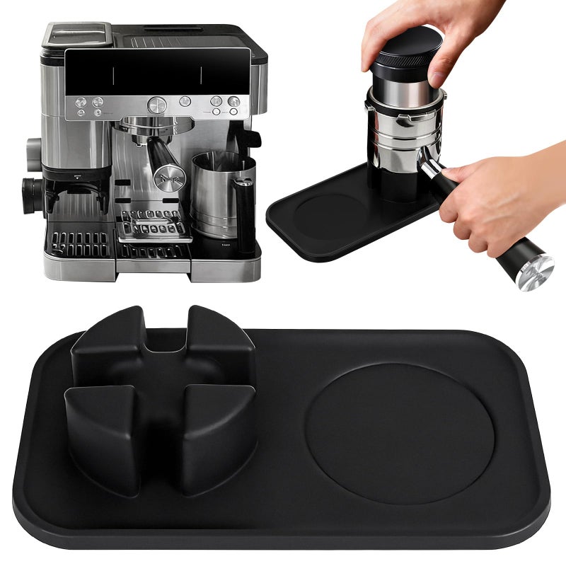Rolitwils Roliwils Espresso Tamping Mat for Ninja Luxe Cafe, Food-Grade Silicone | Anti-Slip Design Compatible with ES601/ES701 | Practical Coffee Accessories - Image 1