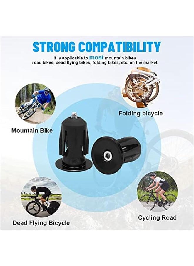 Generic - Aluminum Adjustable Handlebar Bike Bar Ends,Handlebar End Plugs,Cycling Bike Bar Ends Plug Cap for Road, Mountain,Most Bikes, Handlebar End Plugs, Aluminum Adjustable HandlebarHandlebar End Plug - Image 1
