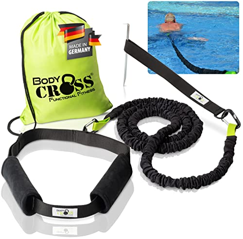 BodyCross Premium Swim Trainer for Any Pool Optimal Swimming Without CounterCurrent System Padded Swim Belt 120kg Tested Certified Made in Germany - Image 1