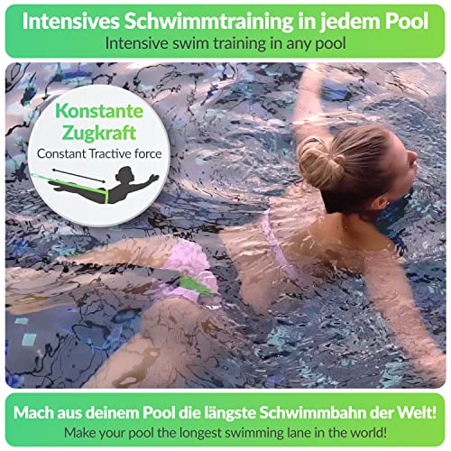 BodyCross Premium Swim Trainer for Any Pool Optimal Swimming Without CounterCurrent System Padded Swim Belt 120kg Tested Certified Made in Germany - Image 3