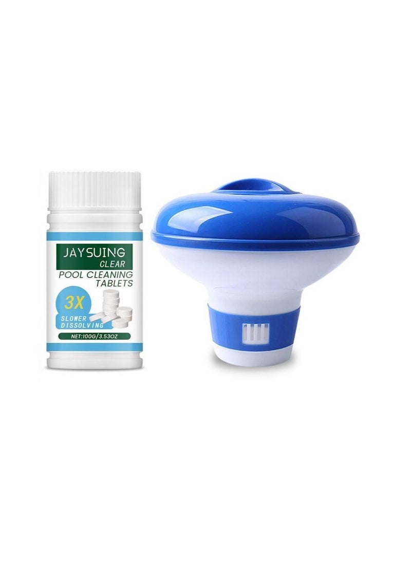 مجموعة أقراص تنظيف وتنقية المسبح متعدد الألوان - Image 1