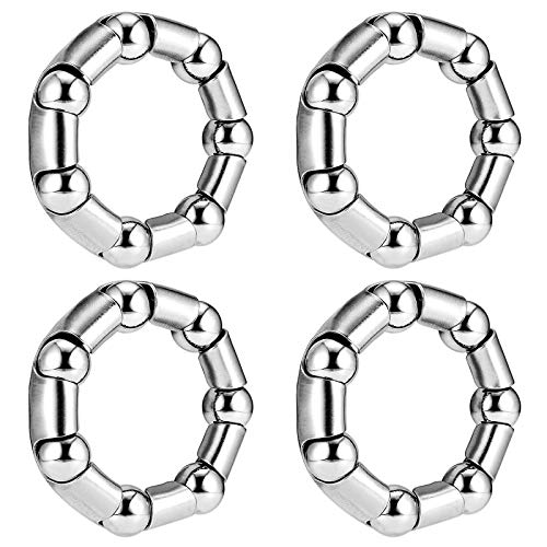 Jaceyon Bike-Ball-Bearing, Bicycle-Crank-Bearings, 5/16" x 7-Balls-Bike-Crank -Bearing, 4 Pcs Replacement MTB Part for Bike Crank or Bottom Bracket - Image 1