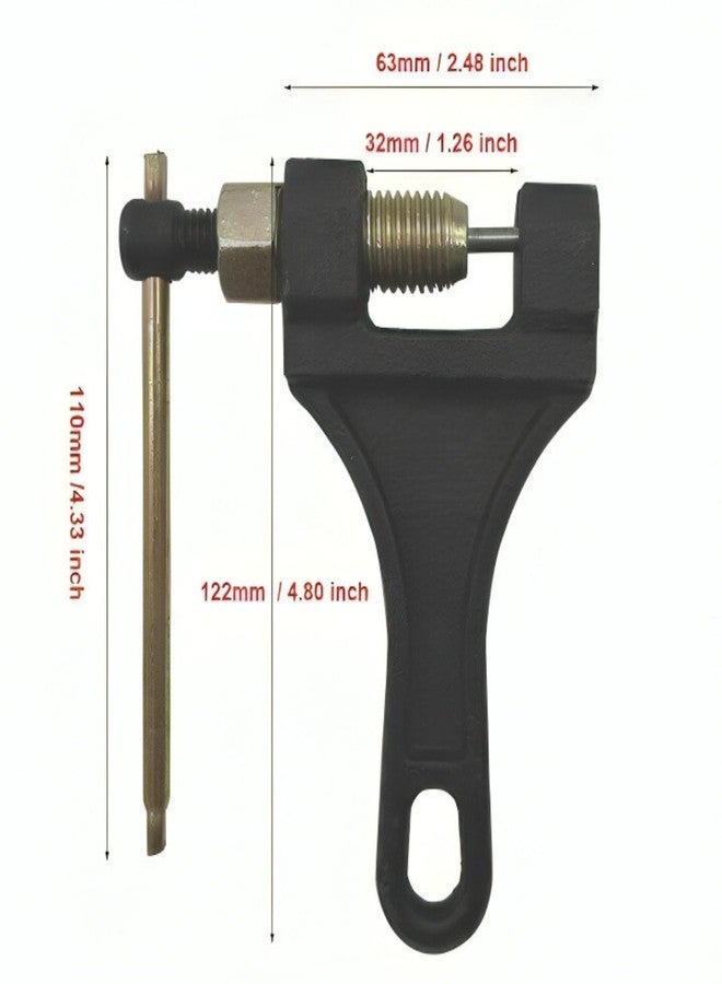 ZIODIC Universal Sprocket Chain Breaker Splitter Cutter Link Remover & Connecter Tool Cycle, Bike, ATV Roller Chain Repair Cutter & Riveting Tool (420 to 530) - Image 2