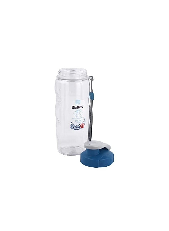 LOCK & LOCK LocknLock Bis Free 500ml Sports Handy Bottle – Durable Tritan Plastic, BPA-Free, and Transparent  - Image 3