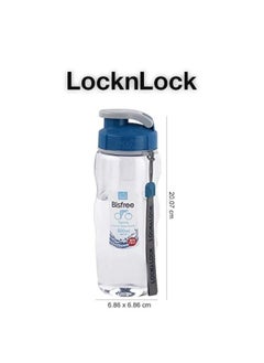 LOCK & LOCK LocknLock Bis Free 500ml Sports Handy Bottle – Durable Tritan Plastic, BPA-Free, and Transparent  - Image 4