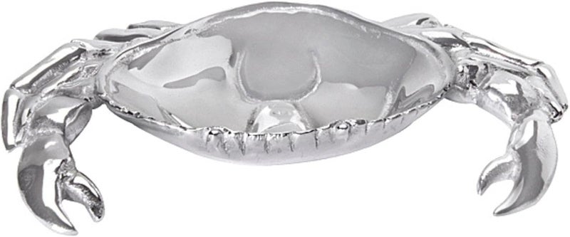 Mariposa Mariposa Crab DIP Dish  Silver  Brillante  Gifts  NUT Candy  Sauce Dish  Recycled SANDCAST Aluminum  Handmade in Mexico - Image 1