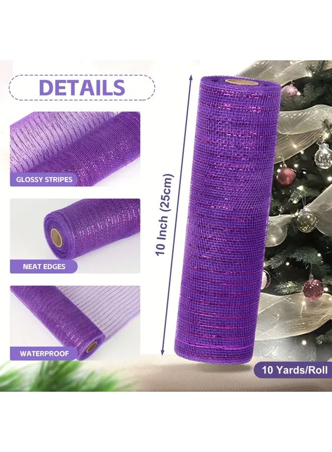 Shiny Metallic Foil Champagne Ribbon for Wreaths Wreath Making Supplies for Easter Christmas Weddings Home Decor DIY Crafts Gift Wrapping - Image 3