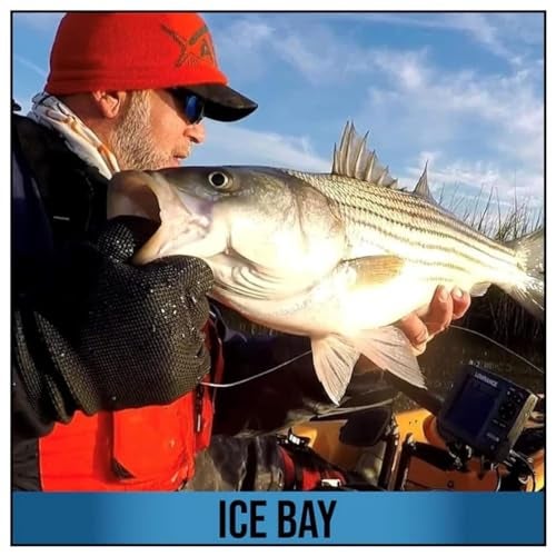 Glacier Glove Men's Ice Bay Waterproof Fleece-Lined Blind Stitched Neoprene Gloves | Seamless Palm with Sharkskin Texture, Gray, Medium - Image 3