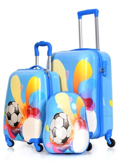 3-Piece Baby Luggage Set with a Backpack and Rolling Wheels for Kids Sizes: 20''-16''-13'' Inches - pzsku/Z35D61E3F49C75FF74179Z/45/_/1727700434/e5637d09-c25b-4f29-ae40-498e60c73182