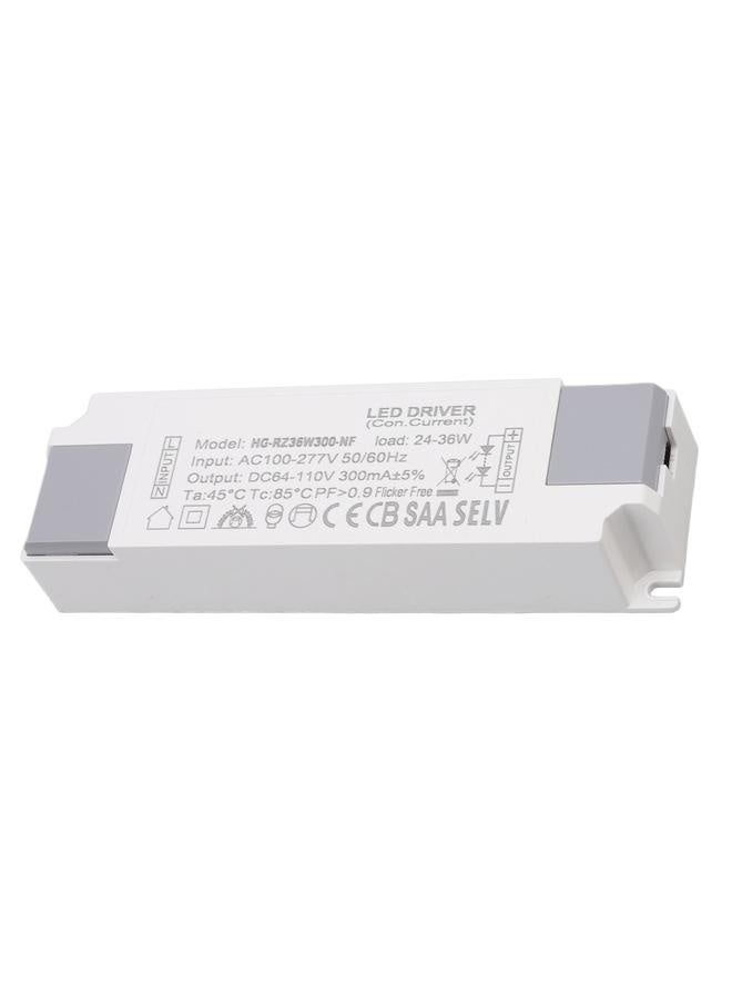 NIBEMINENT LED Driver Load Power Drive Connector Transformer for LED Lights 24‑36W 300mA Input AC100‑277V Output DC64‑110V  - Image 3
