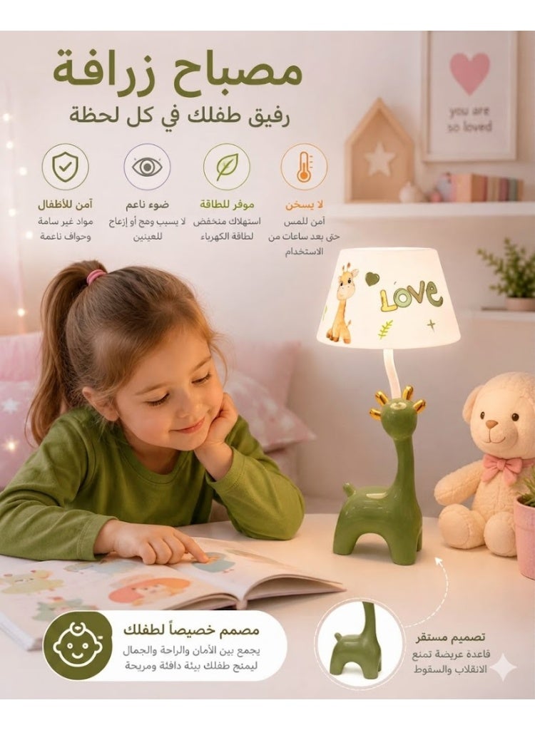 مصباح مكتب LED قابل لإعادة الشحن بتصميم كرتوني لطيف – إضاءة مرنة وقابلة للتعديل لغرف الأطفال والدراسة.إضاءة مريحة للعين: توفر تقنية LED إضاءة ناعمة وثابتة تقلل من إجهاد العين أثناء القراءة الطويلة. - Image 2