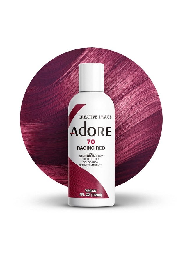 Adore Semi Permanent Hair Color Vegan And Crueltyfree Hair Dye 4 Fl Oz 070 Raging Red (Pack Of 1) - Image 2
