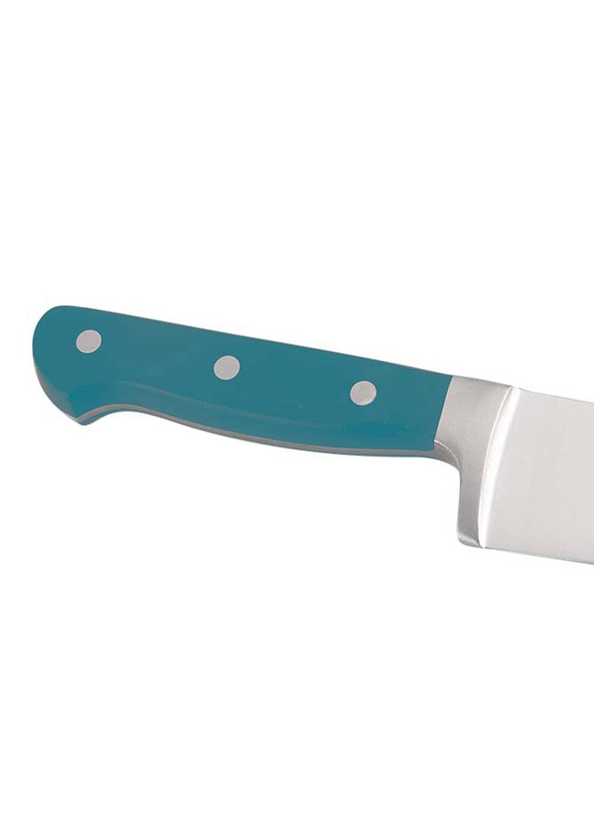 AL SANIDI - Butcher Stainless steel knife, Kitchen knife, Turquoise, Size 7 inch - Image 1