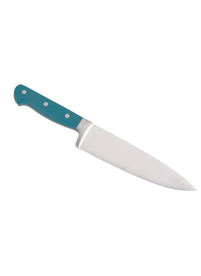 AL SANIDI - Butcher Stainless steel knife, Kitchen knife, Turquoise, Size 7 inch - Image 1
