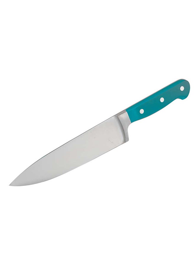 AL SANIDI - Butcher Stainless steel knife, Kitchen knife, Turquoise, Size 7 inch - Image 1