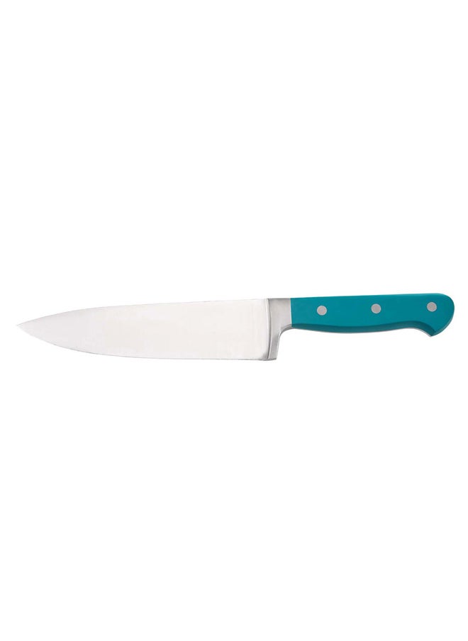AL SANIDI - Butcher Stainless steel knife, Kitchen knife, Turquoise, Size 7 inch - Image 1