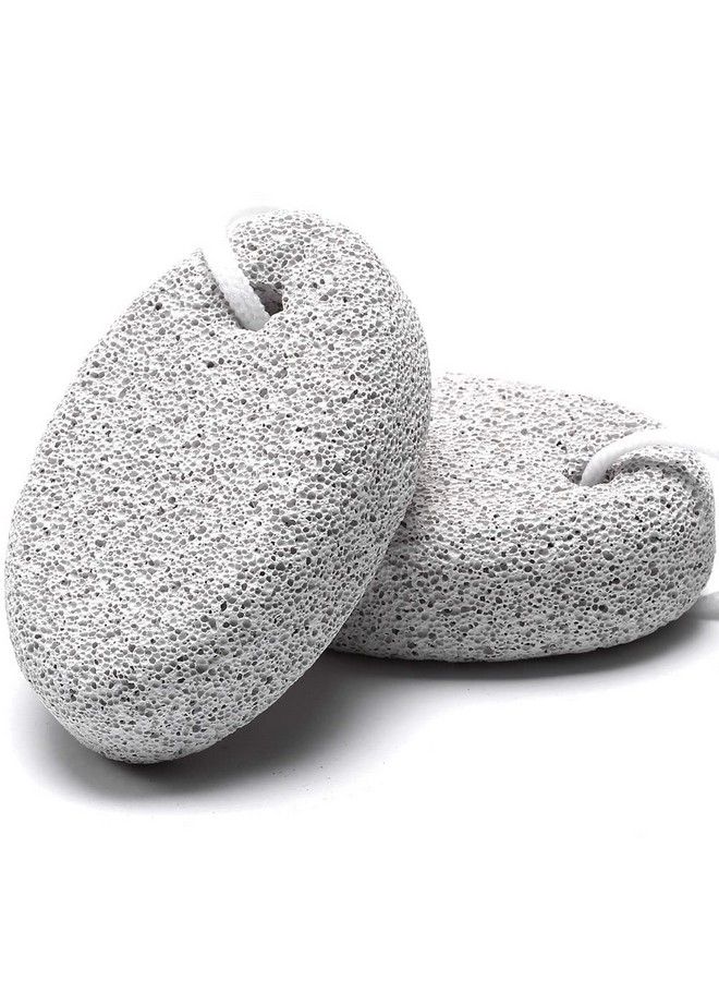 HOOMBOOM 2Pcs Natural Pumice Stone For Feet Hoomboom Lava Pedicure Tools Hard Skin Callus Remover For Men/Women Feet And Hands Natural Foot File Exfoliation To Remove Dead Skin - Image 1