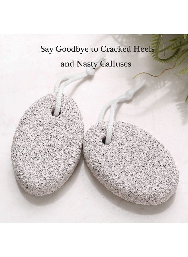 HOOMBOOM 2Pcs Natural Pumice Stone For Feet Hoomboom Lava Pedicure Tools Hard Skin Callus Remover For Men/Women Feet And Hands Natural Foot File Exfoliation To Remove Dead Skin - Image 4