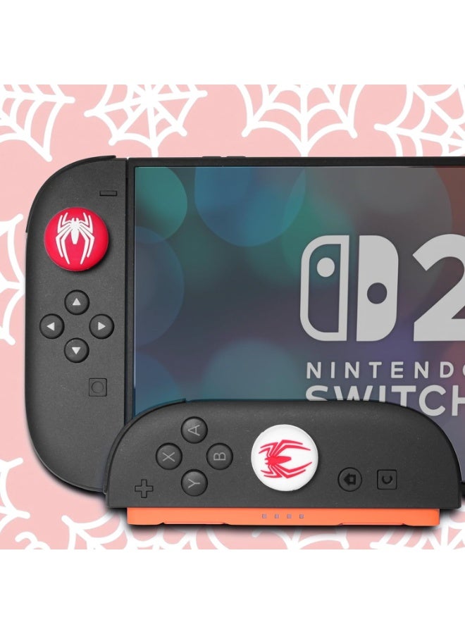 Cute Thumb Grip Caps Compatible with Switch 2, Silicone Joystick Grip Caps for Switch 2025, 4pcs - Image 3