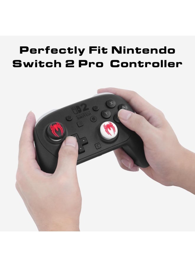 Cute Thumb Grip Caps Compatible with Switch 2, Silicone Joystick Grip Caps for Switch 2025, 4pcs - Image 4