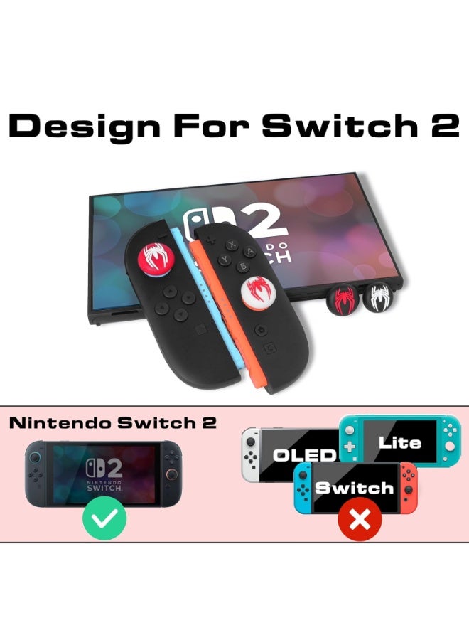 Cute Thumb Grip Caps Compatible with Switch 2, Silicone Joystick Grip Caps for Switch 2025, 4pcs - Image 5