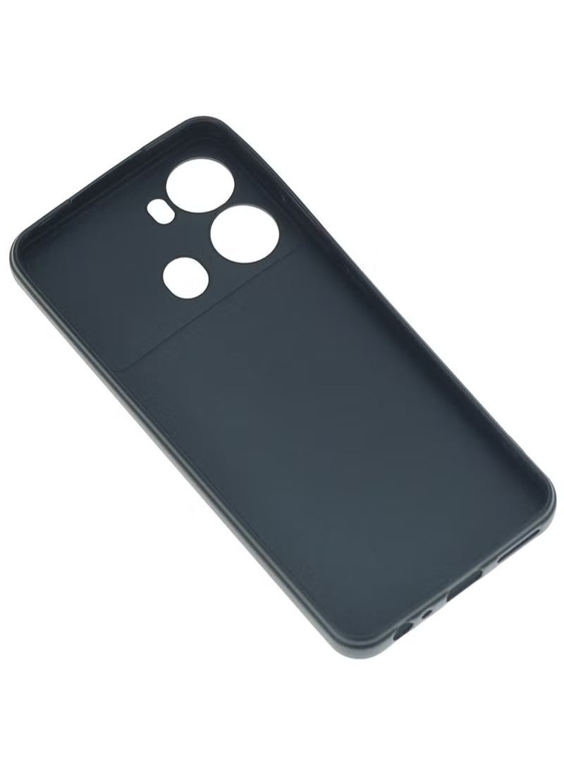 Ocean Itel P40/P662L Case,Slim Fit Soft Flexible TPU Matte Finish Coating Protective Cover，Raised Full Camera Protectio Phone Case for Itel P40/P662L, Black - Image 4