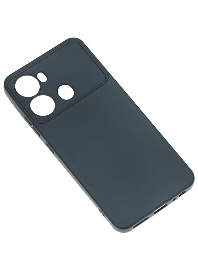 Ocean Itel P40/P662L Case,Slim Fit Soft Flexible TPU Matte Finish Coating Protective Cover，Raised Full Camera Protectio Phone Case for Itel P40/P662L, Black - Image 2