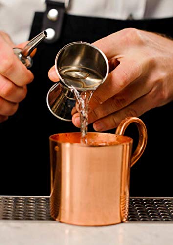 Hudson & Lane Stainless Steel Cocktail Barware Double Measuring Jigger 1 oz x 1.5 oz - Image 5