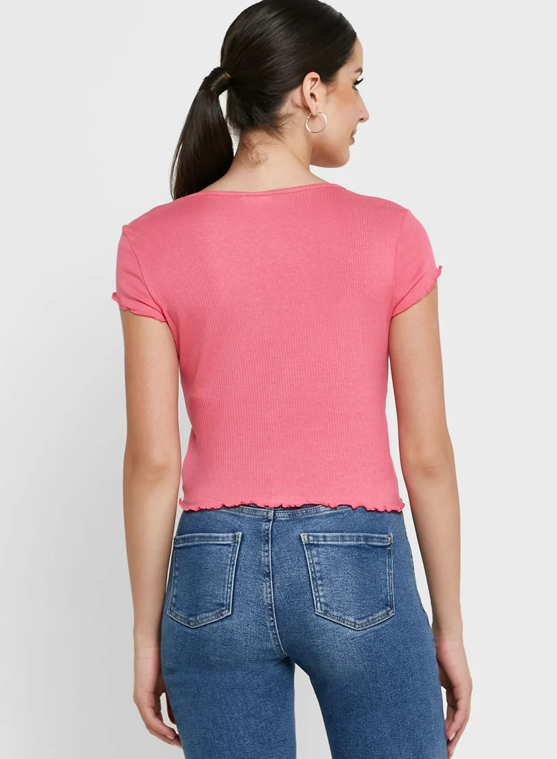 VERO MODA Ribbed Top (Pack Of 2)