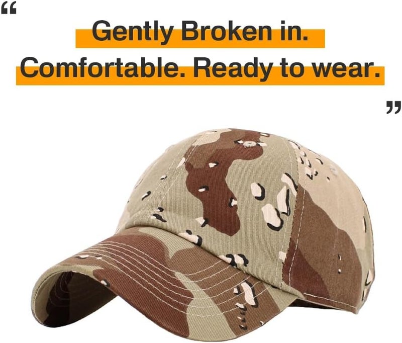 KBETHOS Classic Unisex Cotton Adjustable Low Crown Baseball Cap – Plain Dad Hat - Image 4