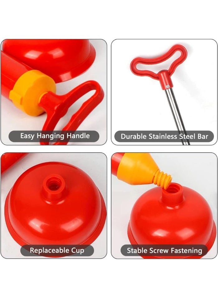 Emerald One Shot High Pressure Toilet Air Plunger – Toilet Cleaner & Powerful Unblocker, Easy to Clean & Store – Instant Solution for Sink Drains & Clogged Toilets - Image 5