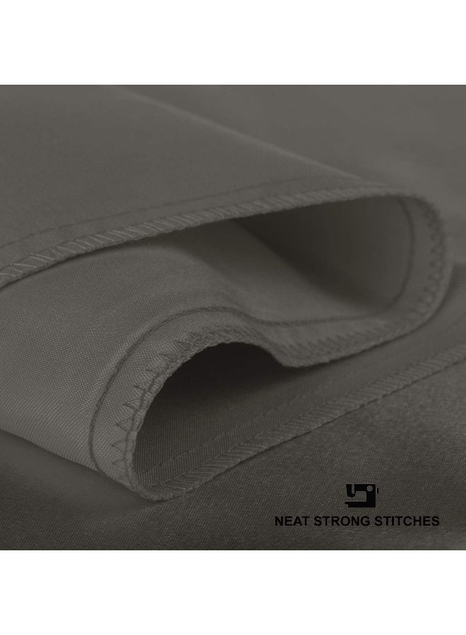 ShopBedding Satin Pillowcase with Zipper for Hair and Skin Care Feels Soft and Cool Like a Silk Pillowcase Satin Pillow Cases 2 Pack Slik Pillow Cover Silver Grey  Standard Size  Set of 2 - Image 5