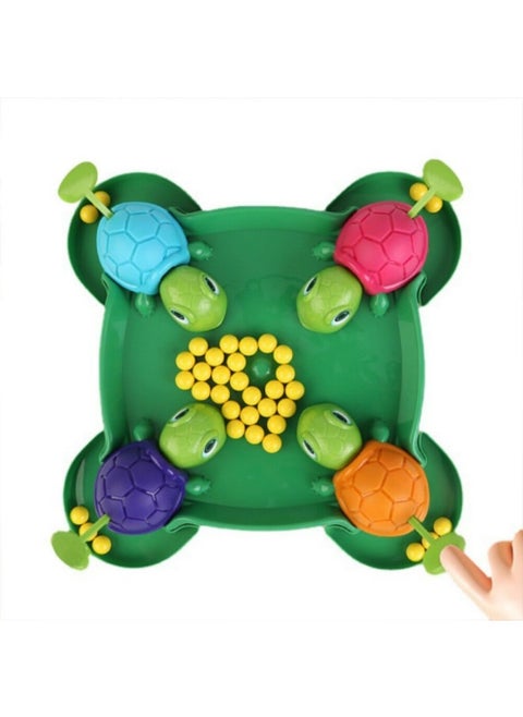 Turtle Eating Beans Game Greedy Little Turtle Parent-Child Interaction Puzzle Toy