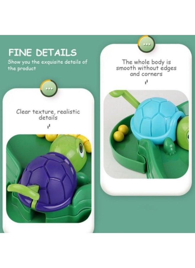 GGEROU - Turtle Eating Beans Game Greedy Little Turtle Parent-Child Interaction Puzzle Toy - Image 1