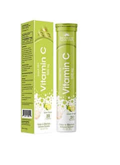 SUNSHINE NUTRITION N Vit C 1000mg Lemon EFFERV 20 Tabs 2 Value Pack  - Image 1