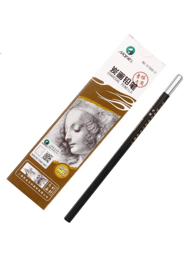 Maries Marie'S Hard Sketch Pencils, 12-Pack, Art-Specific Drawing Pencils, Soft To Medium-Hard Carbon Pencils For Students, Beginners, Exams, And Sketching, C7300 Art Drawing Pencils - Image 2