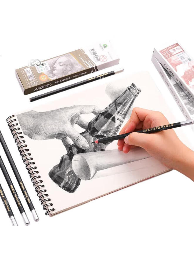 Maries Marie'S Hard Sketch Pencils, 12-Pack, Art-Specific Drawing Pencils, Soft To Medium-Hard Carbon Pencils For Students, Beginners, Exams, And Sketching, C7300 Art Drawing Pencils - Image 3