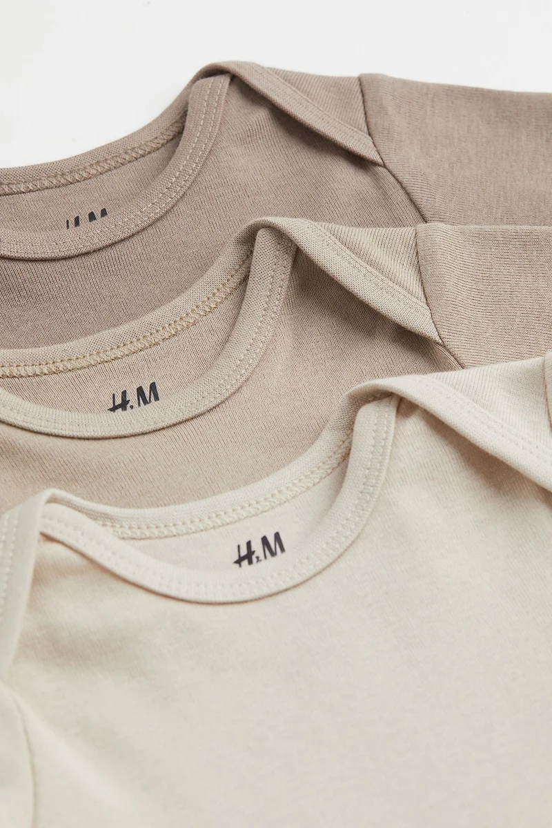 H&M 5-pack cotton bodysuits