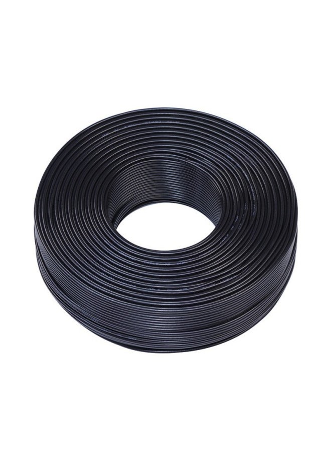 Generic - Positive UL2464 Two-core Power Cord Multi-core Pure Copper American Standard Powder Sheathed Audio Cable Ul Electronic Wire-Color:Black Four Core 22awg - Image 1