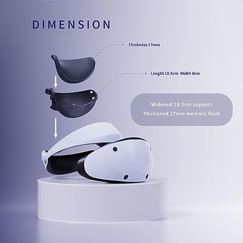 APEXINNO Head Strap Cushion Pad for psvr2 Original Headset Accessories, Ps5 vr2 Head Back Foam Pad Replacement enhances Comfort Compatible with PlayStation VR2 - Image 5