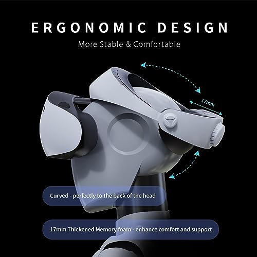 APEXINNO Head Strap Cushion Pad for psvr2 Original Headset Accessories, Ps5 vr2 Head Back Foam Pad Replacement enhances Comfort Compatible with PlayStation VR2 - Image 3