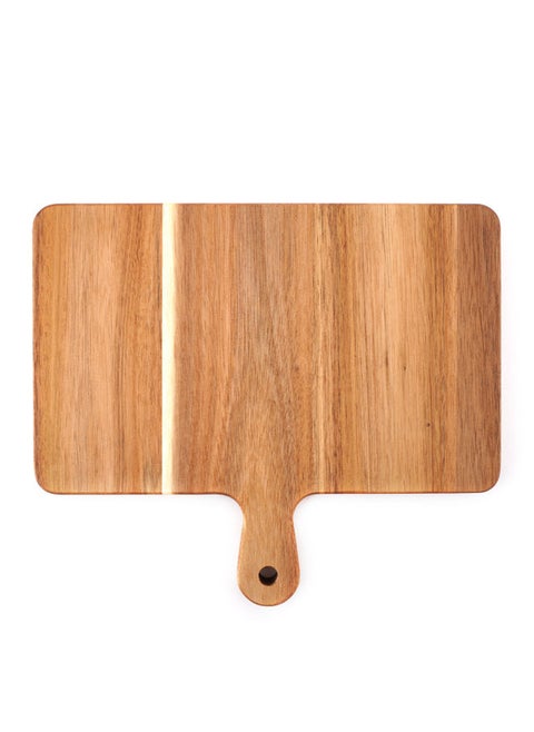 Acacia Wood Rectangle Cutting Board With Handle