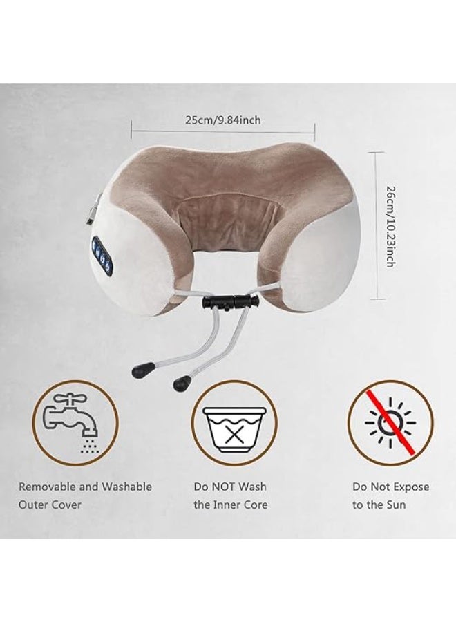 Neck Massager – Electric 3D Deep Tissue Kneading with 3 Modes & 3 Intensity Levels – Rechargeable Cushion Pillow for Home & Office Pain Relief - Image 2
